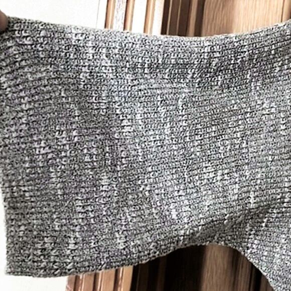 Earthbound Trading Company Gray Cropped Cutout Dolman Sweater NWOT Women's XL - Picture 5 of 7